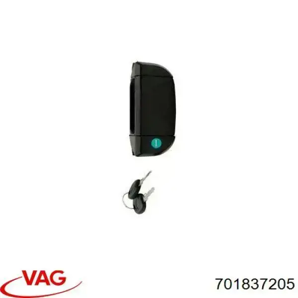Ручка двери передней наружная левая 701837205 VAG