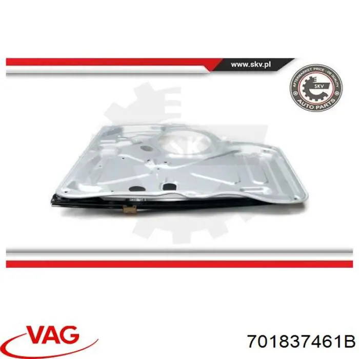 Механизм стеклоподъемника водительской двери VAG 701837461B цена, от 71.21 USD