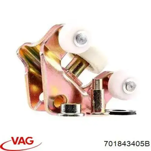 Ролик двери боковой (сдвижной) левый нижний 701843405B VAG