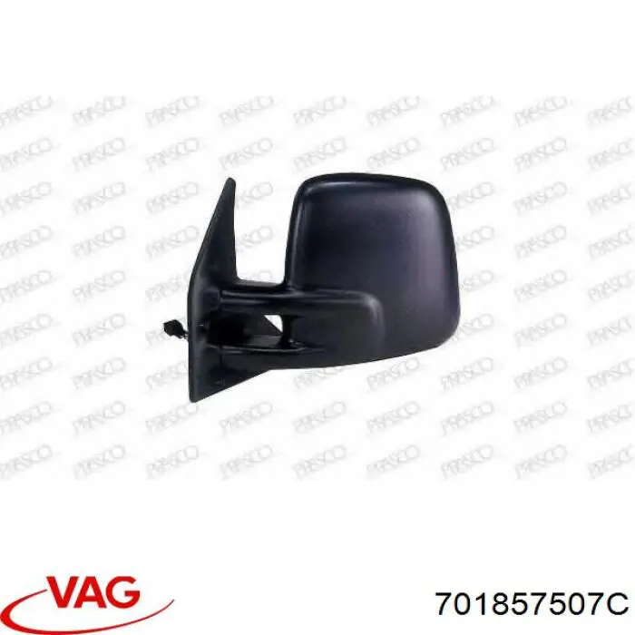 Купить 701857507C VAG Наружное зеркало левое
