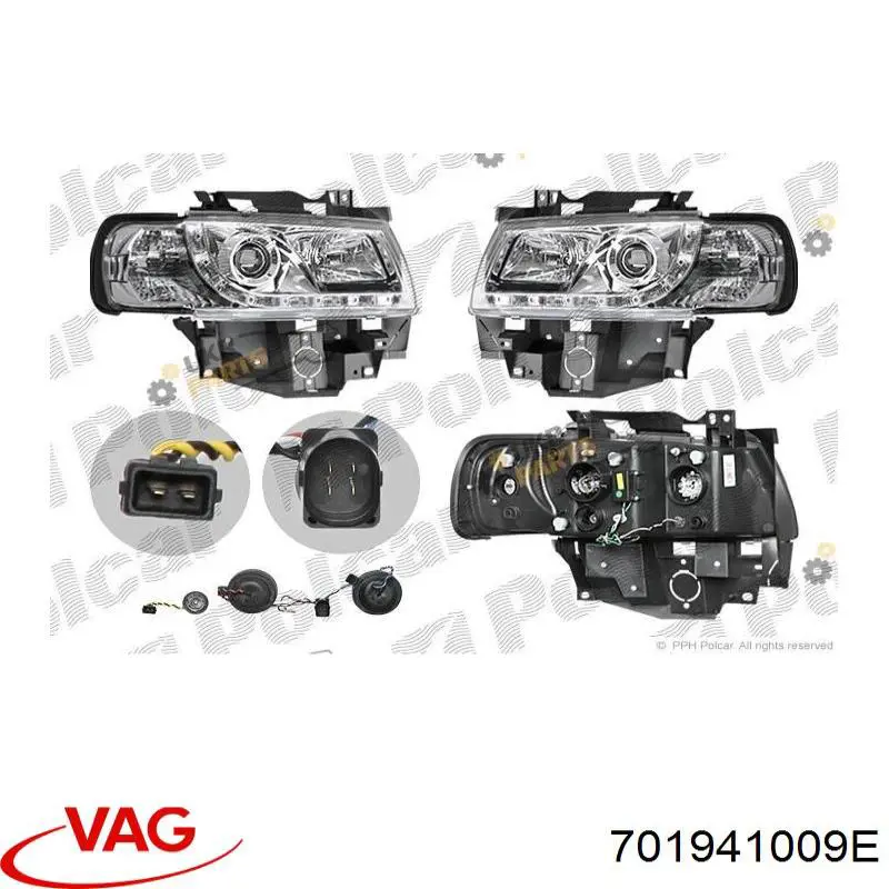 Купить 701941017B VAG Фара левая передняя