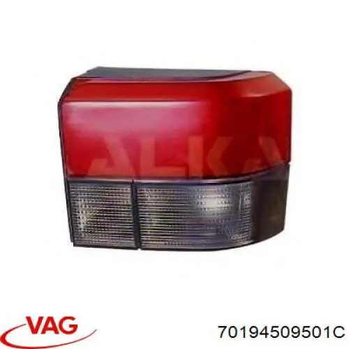 Задняя левая фара VAG 70194509501C цена, от 22.60 USD