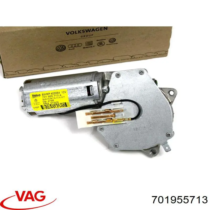 Купить 701955713 VAG Мотор стеклоочистителя заднего стекла