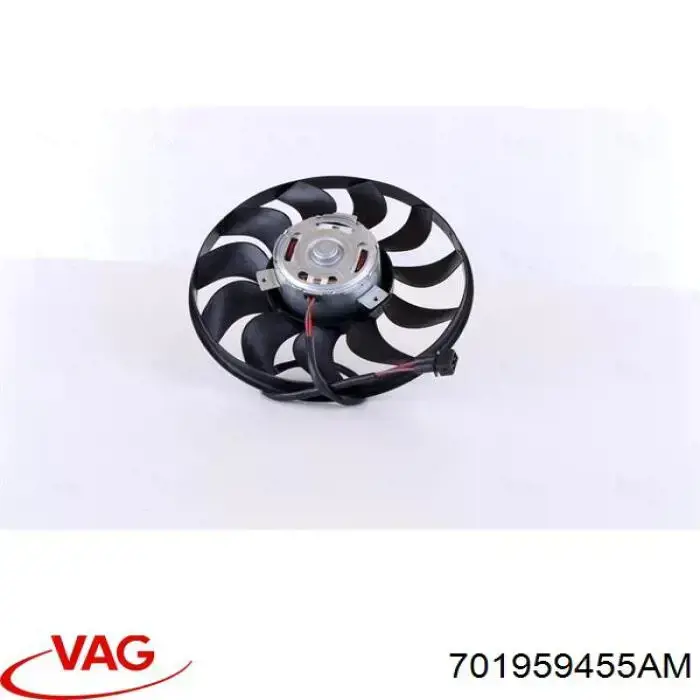 Вентилятор/крыльчатка радиатора охлаждения VAG 701959455AM цена, от 50.62 USD