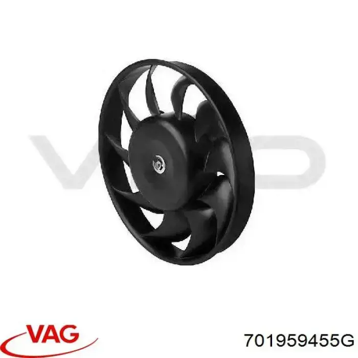 701959455G VAG ventilador (roda de aletas do radiador de esfriamento)