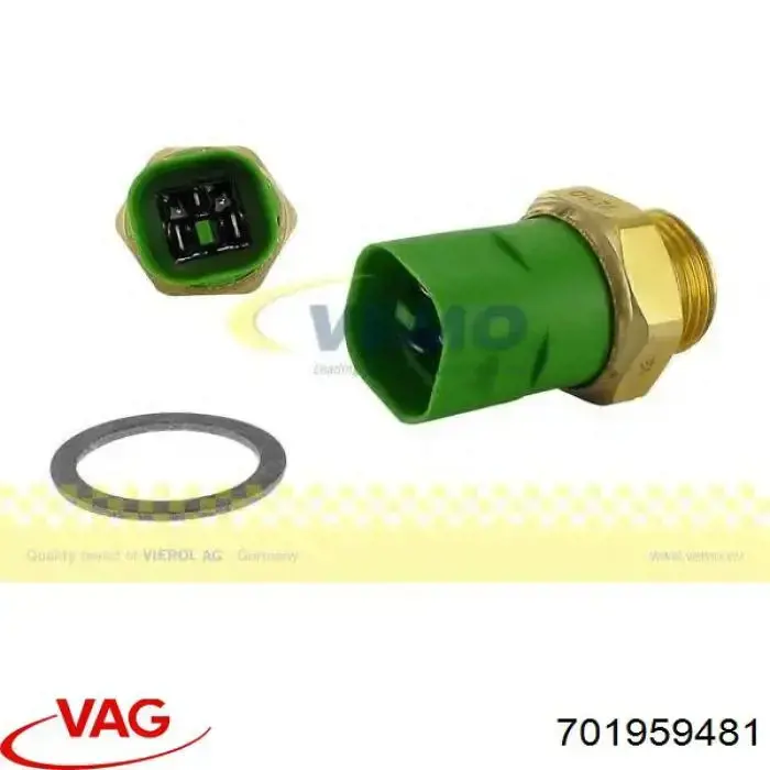 701959481 VAG датчик температуры охлаждающей жидкости (включения вентилятора радиатора)