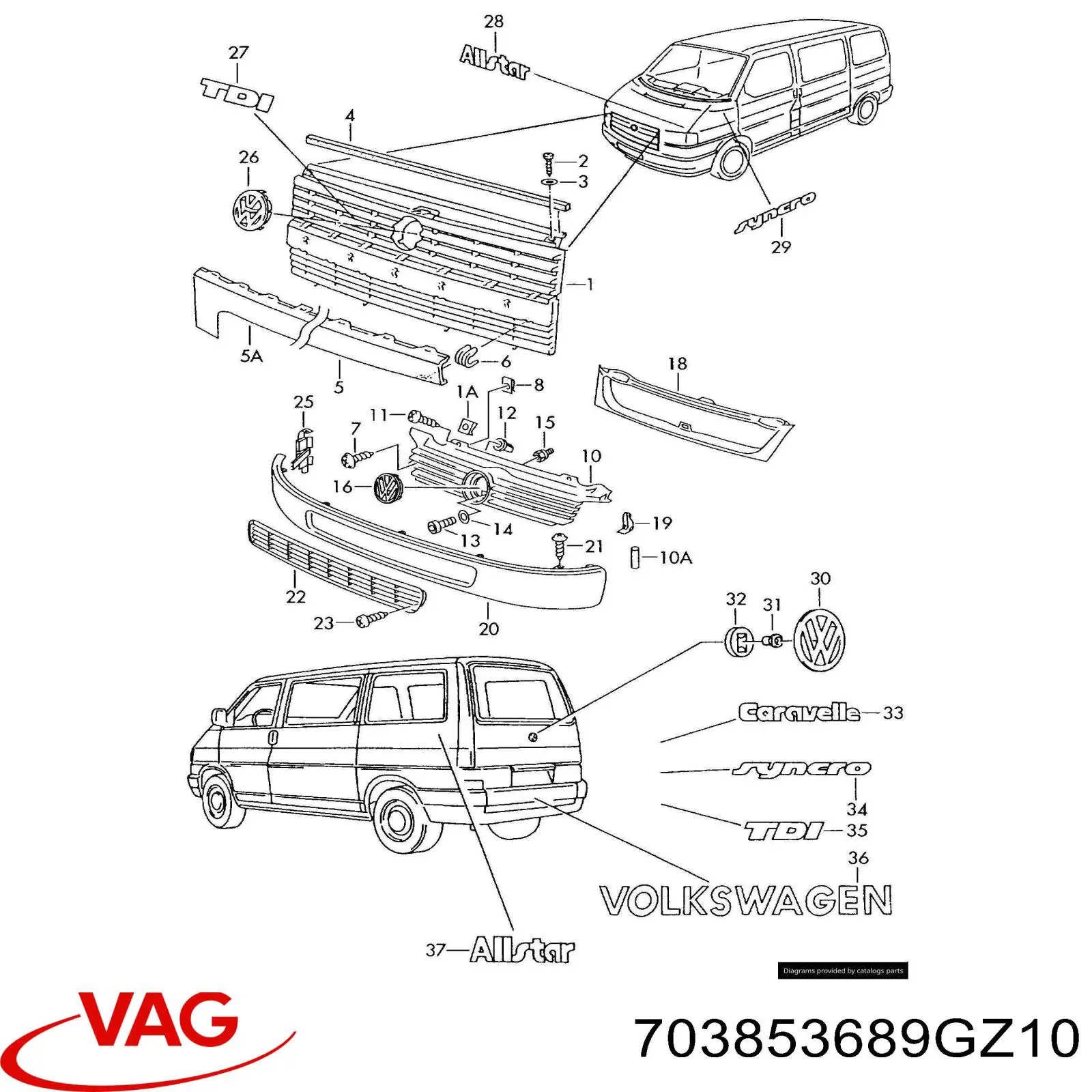  VAG 703853689GZ10 цена, от 92.29 USD