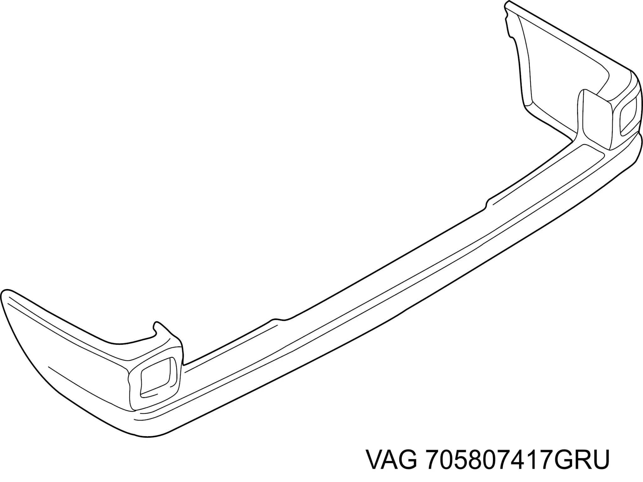 Задний бампер KH9558955 Starline
