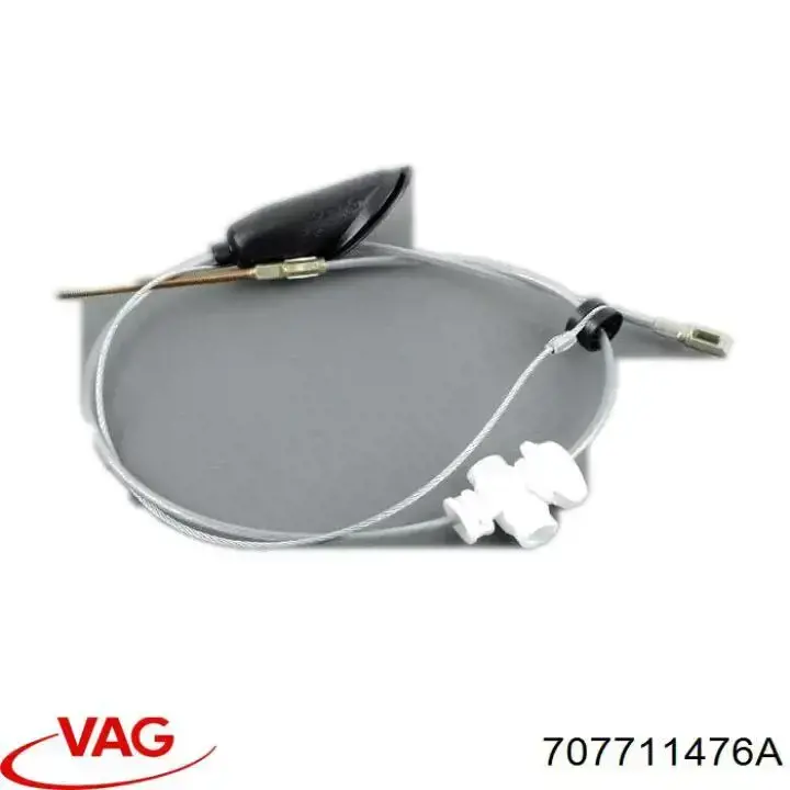 Трос ручного тормоза передний VAG 707711476A цена, от 11.94 USD