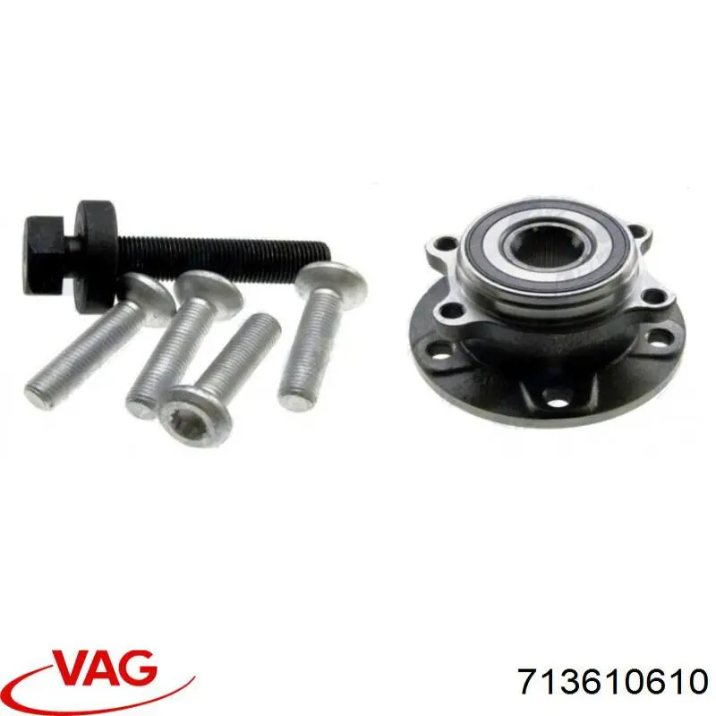Купить 713610610 VAG Ступица переднего колеса