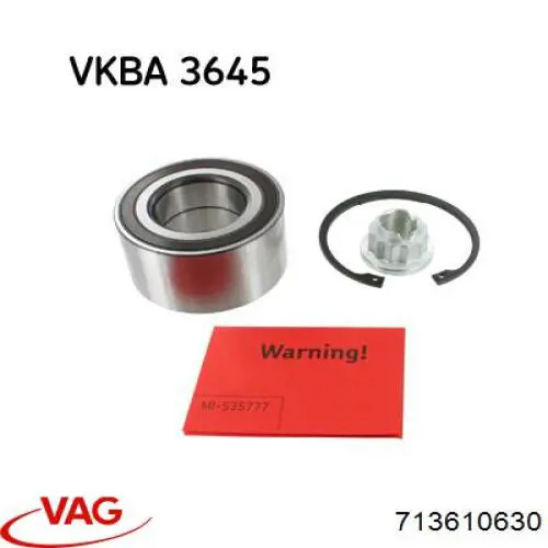 Подшипник ступицы пер/зад VAG 713610630 цена, от 29.64 USD
