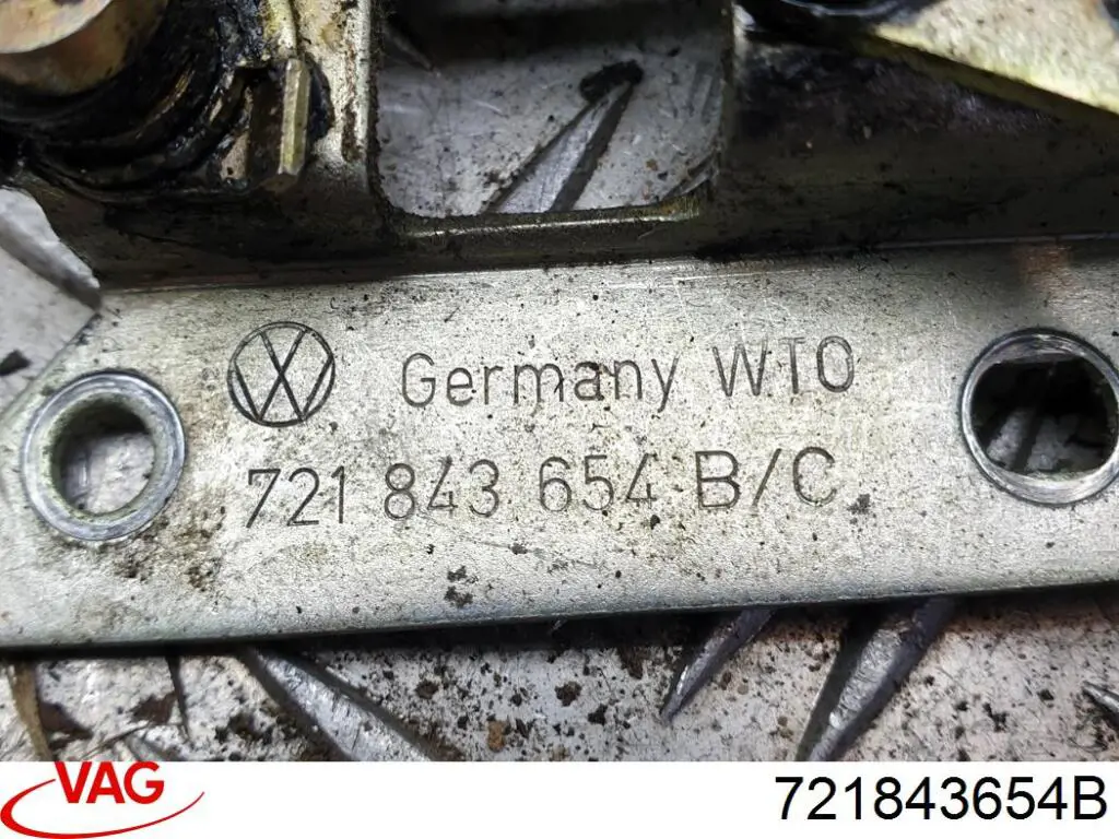 Замок и ручки (передней) двери VAG 721843654B цена, от 6.75 USD