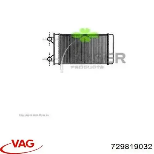 Радиатор печки (отопителя) VAG 729819032 цена, от 41.11 USD