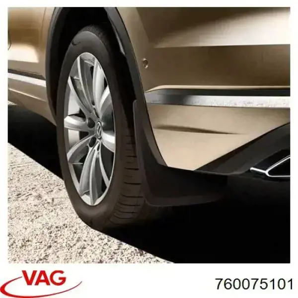 Protetores de lama traseiros, kit para Volkswagen Touareg (CR)