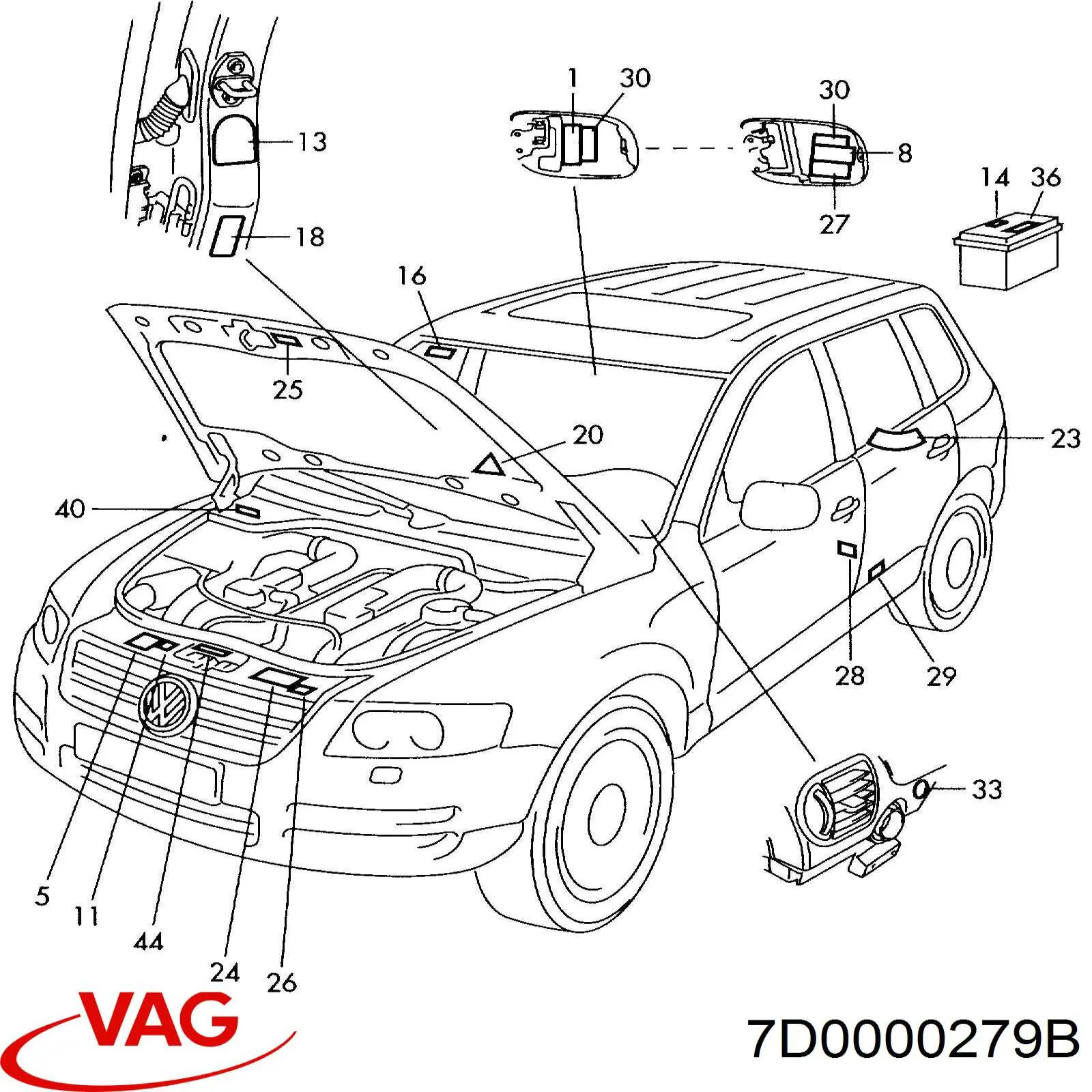  VAG 7D0000279B цена, от 262.65 USD