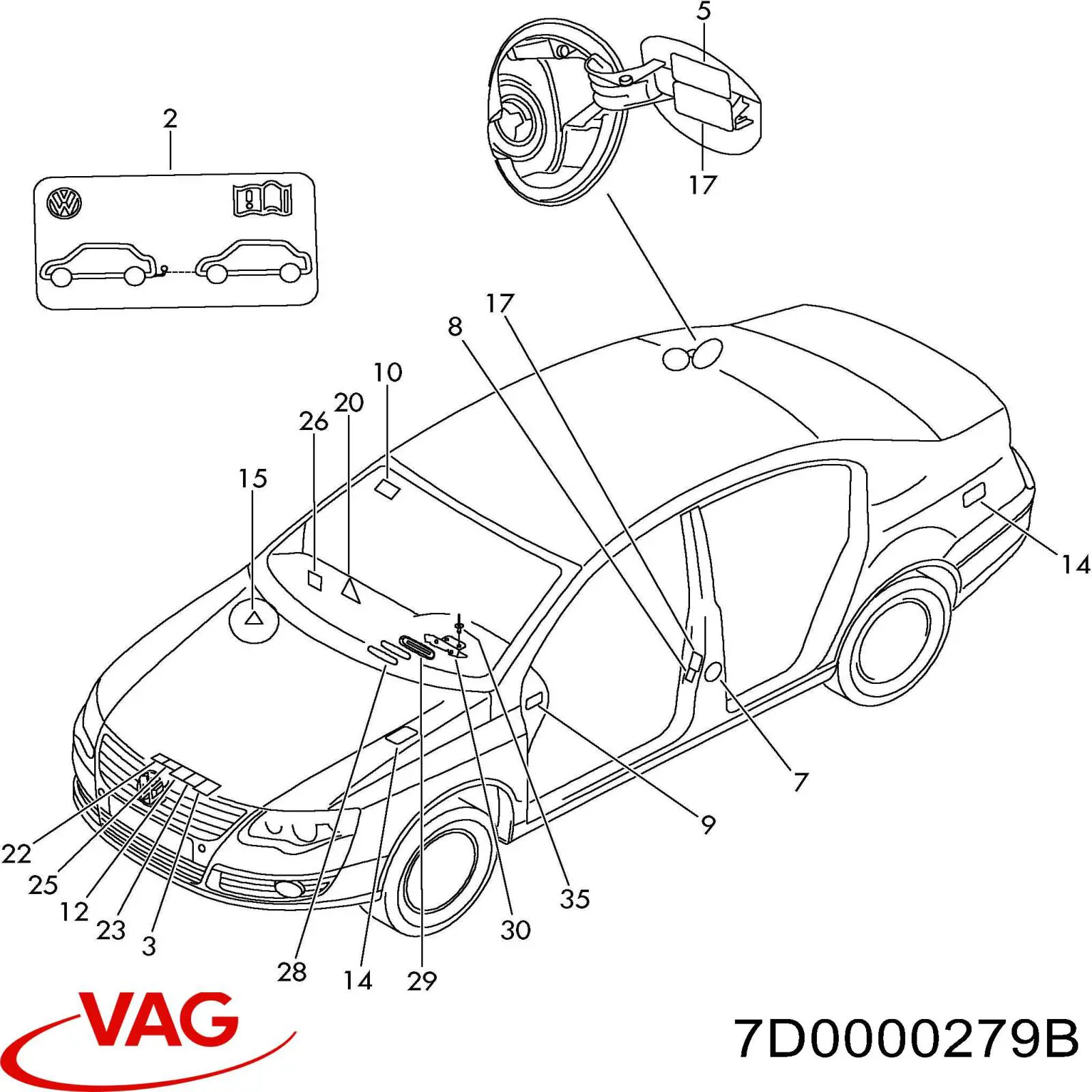 Купить 7D0000279B VAG 