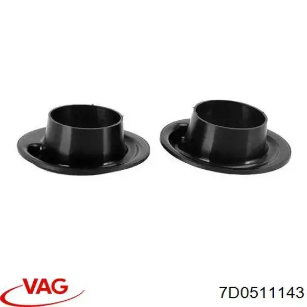 7D0511143 VAG проставка (резиновое кольцо пружины задней нижняя)