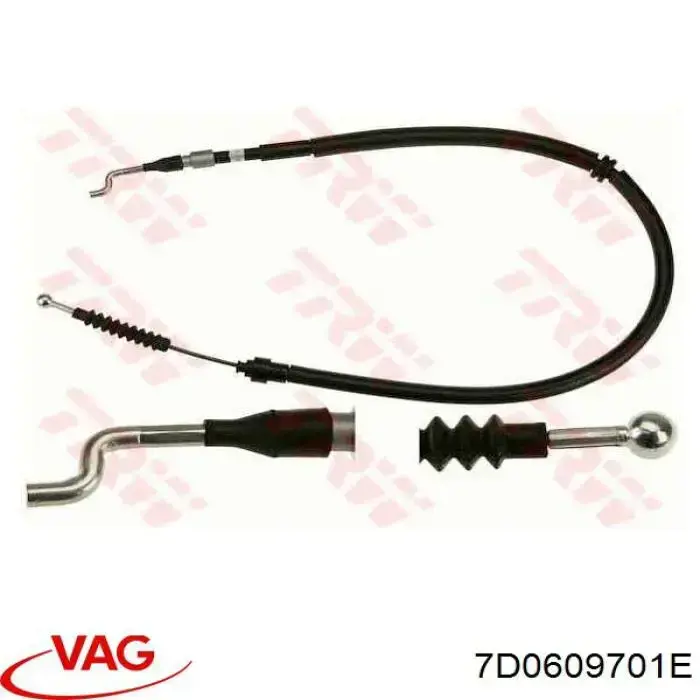 Задний трос ручника VAG 7D0609701E цена, от 7.90 USD