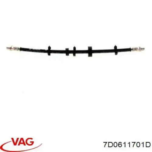 Купить 7D0611701D VAG Шланг тормозной передний