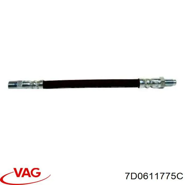 Купить 7D0611775C VAG Шланг тормозной задний правый