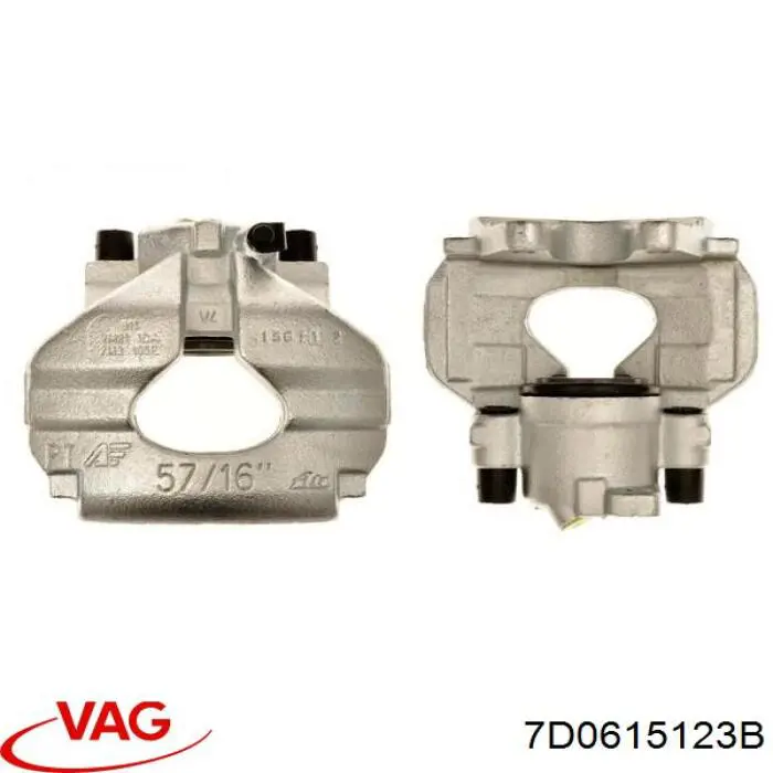 Суппорт тормозной передний левый VAG 7D0615123B