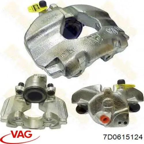 Тормозной суппорт VAG 7D0615124 цена, от 44.34 USD