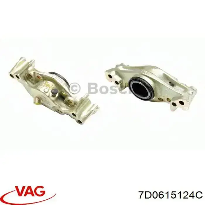 Купить 7D0615124C VAG Суппорт тормозной передний левый