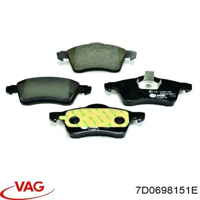 Колодки VAG 7D0698151E цена, от 18.19 USD