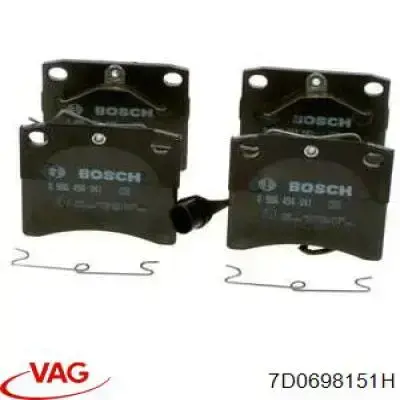 Передние тормозные колодки 7D0698151H VAG