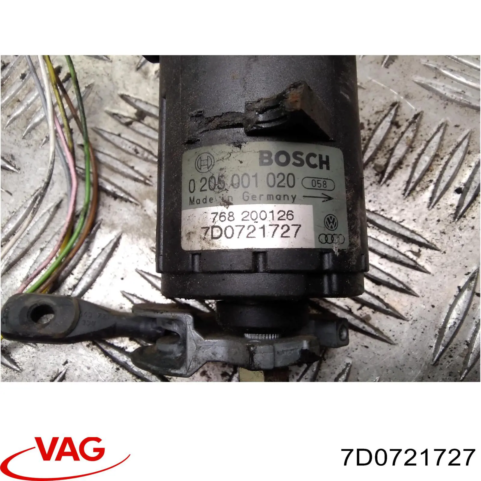7D0721727 VAG датчик положения педали акселератора (газа)
