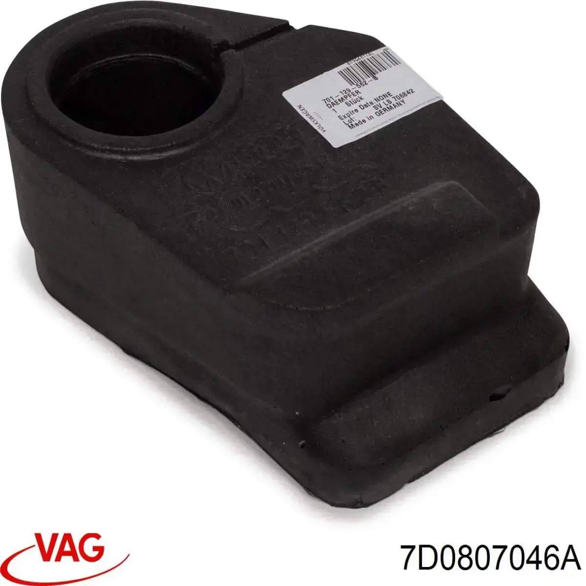 Купить 7D0807046A VAG Кронштейн бампера переднего правый