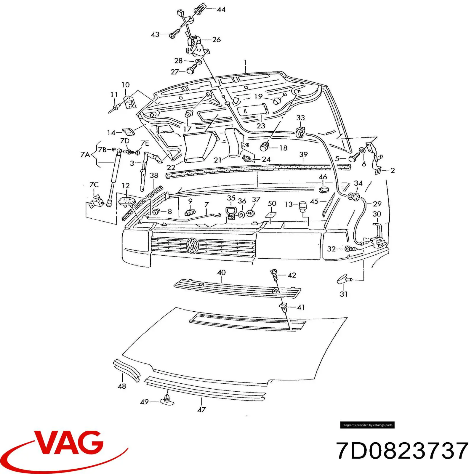 7D0823737 VAG 