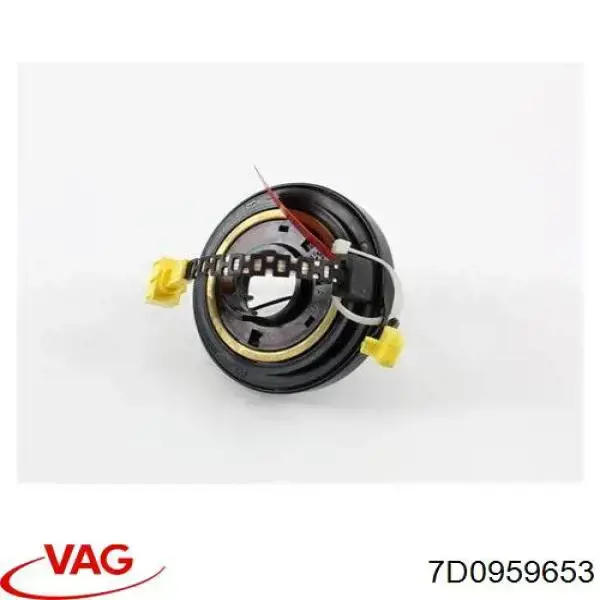 7D0959653 VAG кольцо airbag контактное, шлейф руля