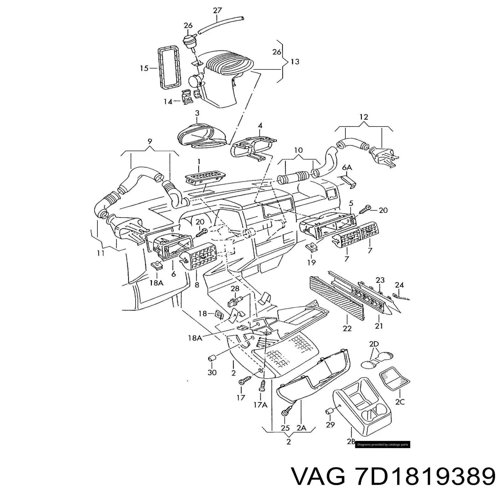  VAG 7D1819389 цена, от 6.33 USD