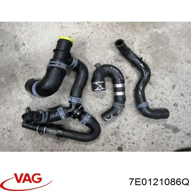 Шланг радиатора, нижний VAG 7E0121086H цена, от 28.36 USD