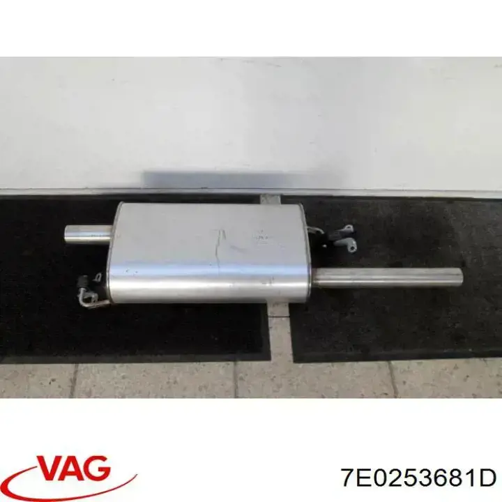Купить 7E0253681K VAG Глушитель задний
