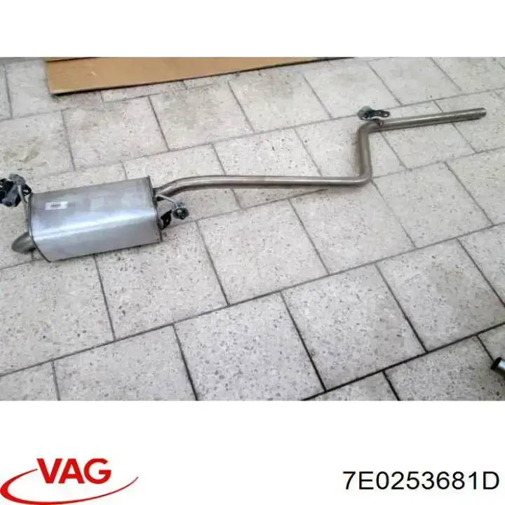 Выхлоп задний VAG 7E0253681K цена, от 26.95 USD