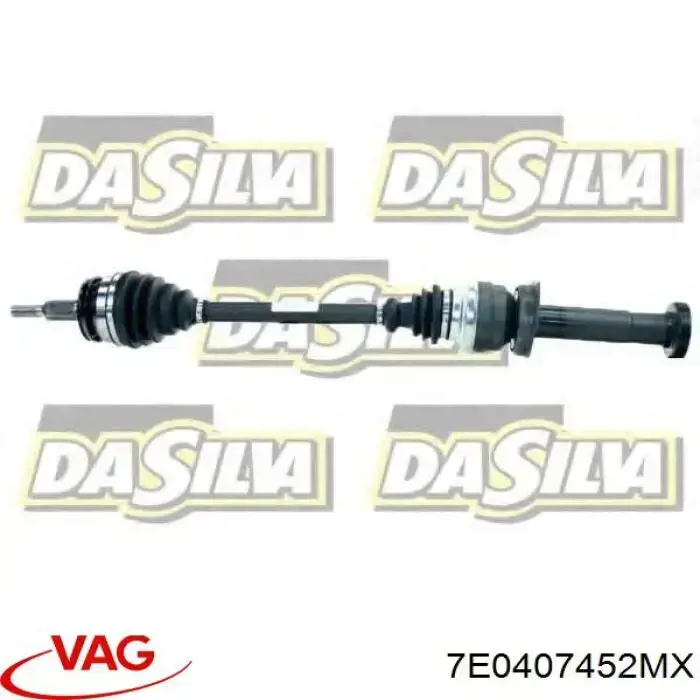 Привод передний правый VAG 7E0407452MX цена, от 164.01 USD