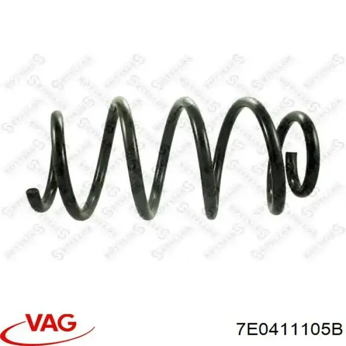Пружина амортизатора передняя VAG 7E0411105B цена, от 33.86 USD