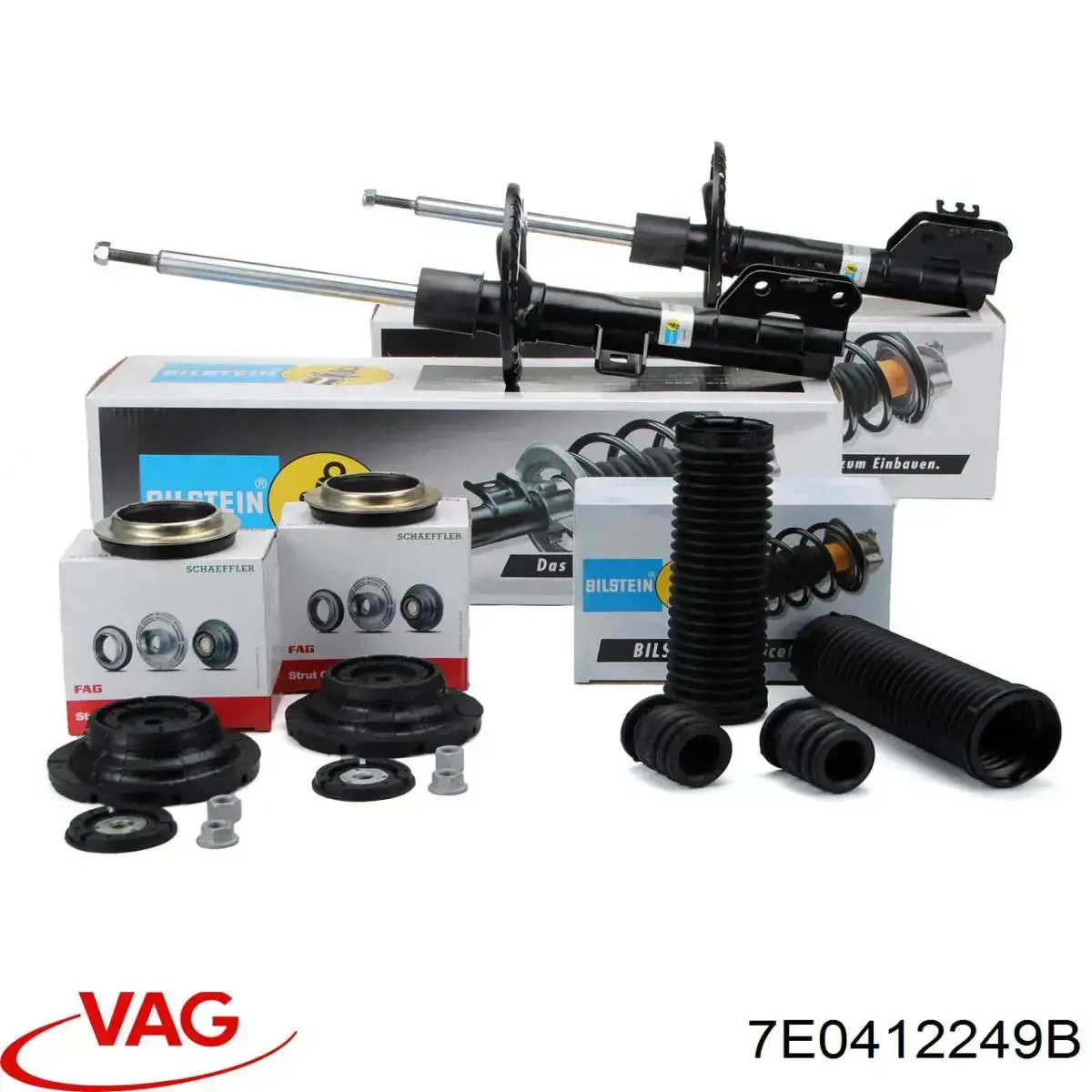 Подшипник опорный амортизатора, переднего VAG 7E0412249B цена, от 10.25 USD