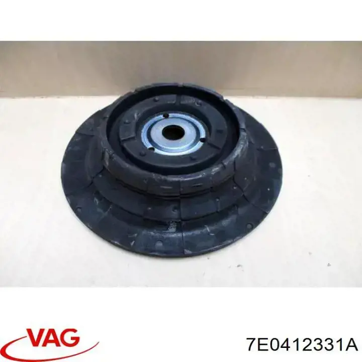 Soporte amortiguador delantero 7E0412331A VAG