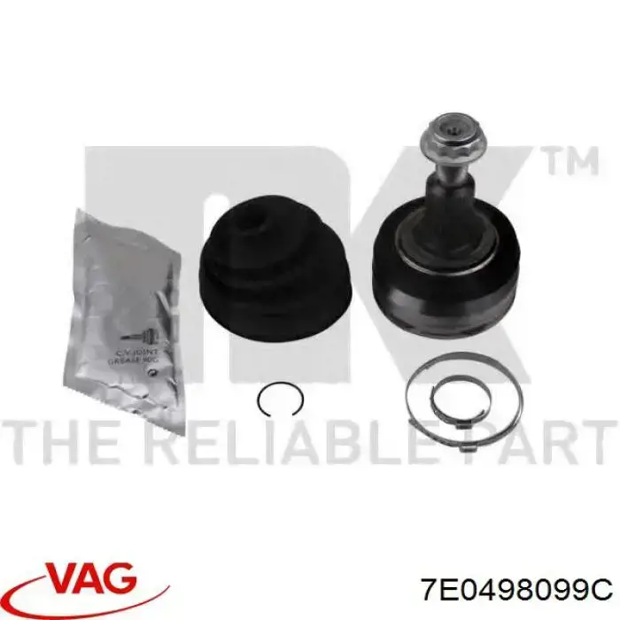 7E0498099FX VAG Наружная граната