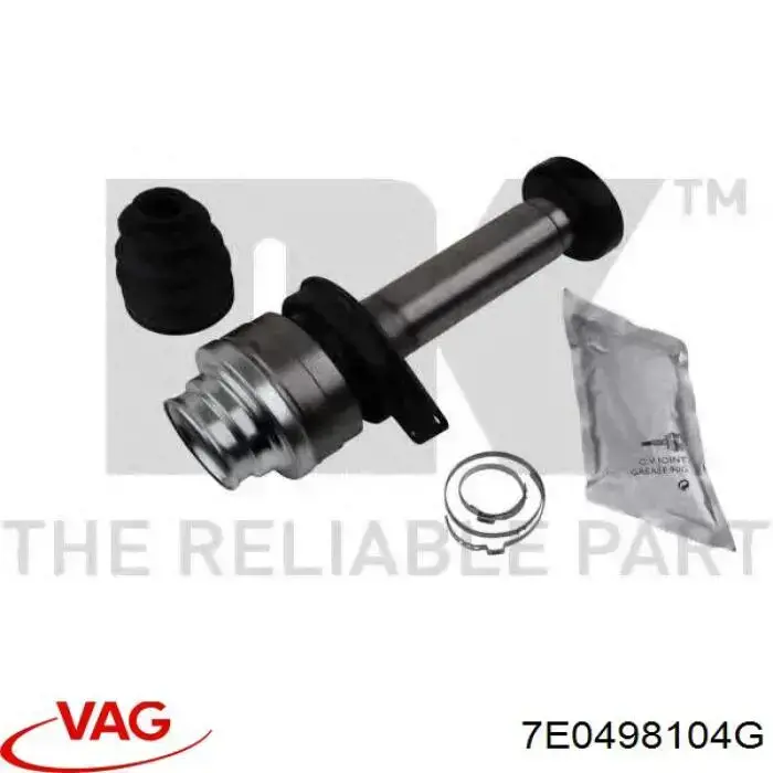 Шарнир привода внутренний VAG 7E0498104G цена, от 91.64 USD