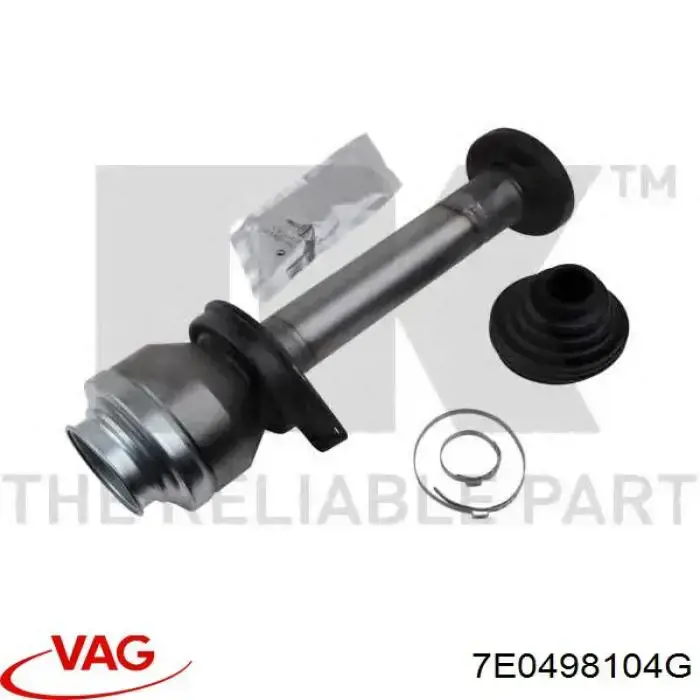Купить 7E0498104G VAG Шарнир угловых скоростей передний правый