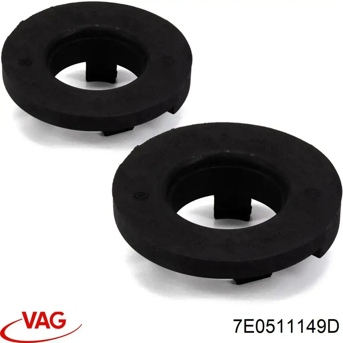 7E0511149D VAG проставка (резиновое кольцо пружины задней верхняя)