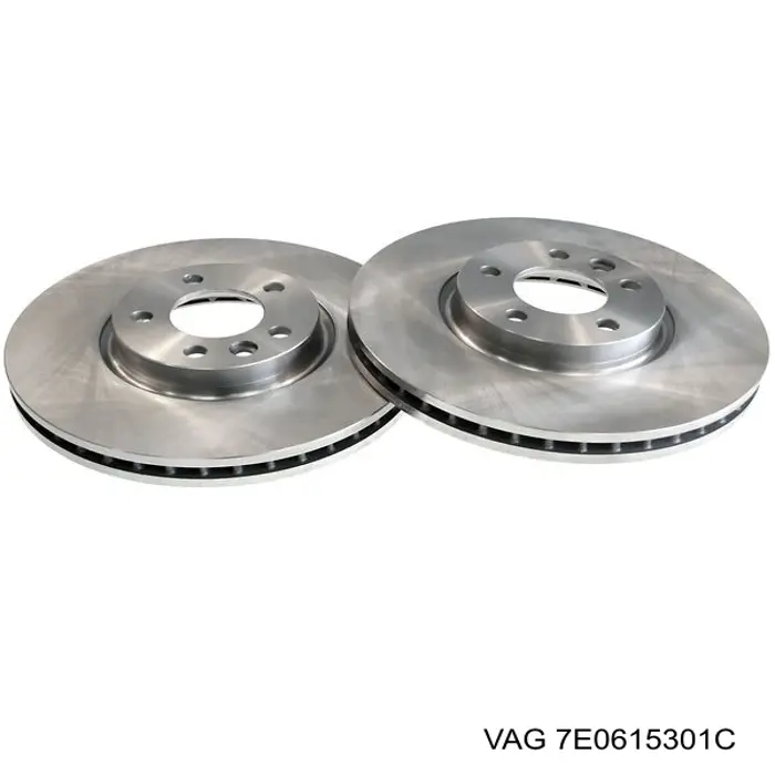7E0615301C VAG Диск тормозной передний