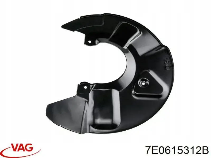 7E0615312B VAG защита тормозного диска переднего правого
