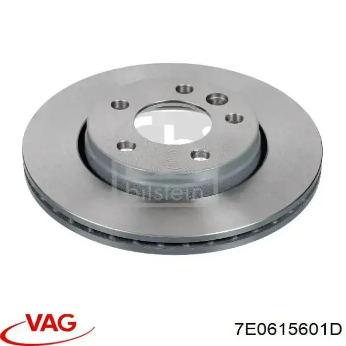 Тормозные диски 7E0615601D VAG