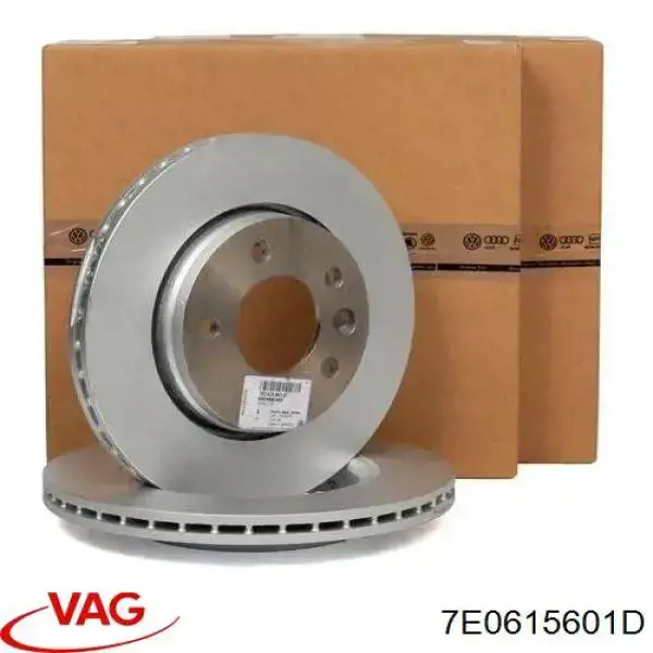 Тормозные диски 7E0615601D VAG