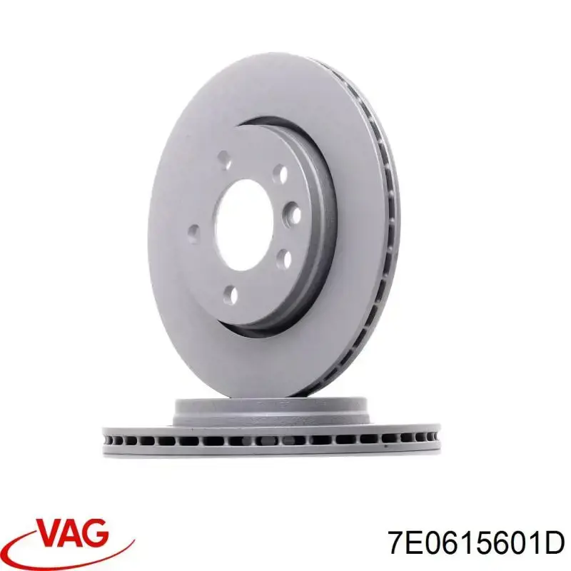 Купить 7E0615601D VAG Диск тормозной задний